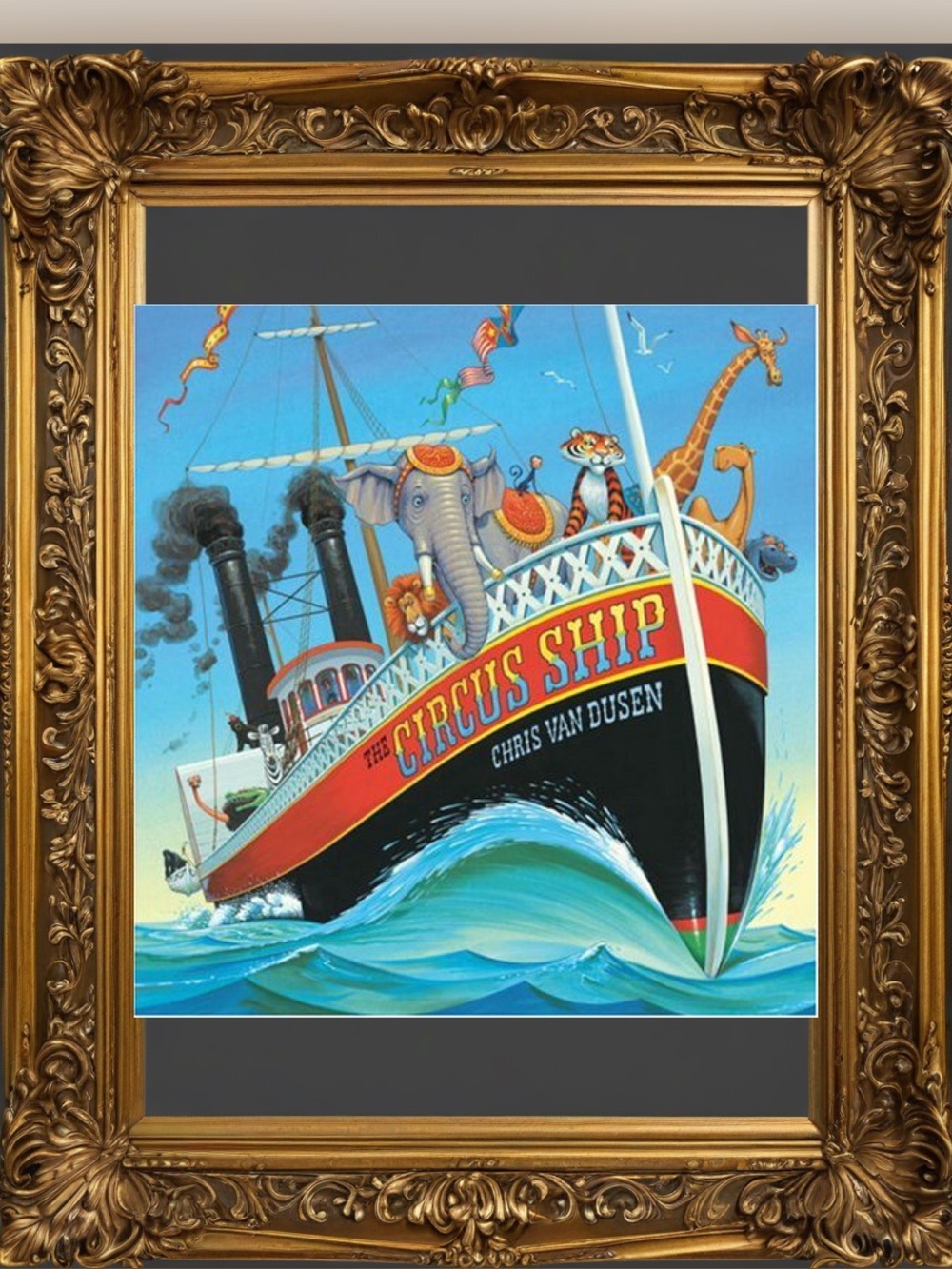 The Circus Ship Book by Chris Van Dusen Hardcover